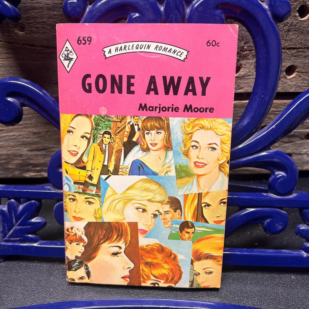 Gone Away, by‎ Marjorie Moore Vintage Harlequin Romance #659 1972